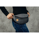 Ombre Grey Waist Bag by LennyLamb LennyLamb