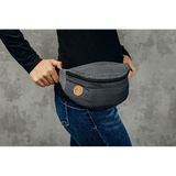 Ombre Grey Waist Bag by LennyLamb LennyLamb