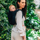 Peacock's Tail Pitch Black Toddler Onbuhimo PRO by LennyLamb LennyLamb