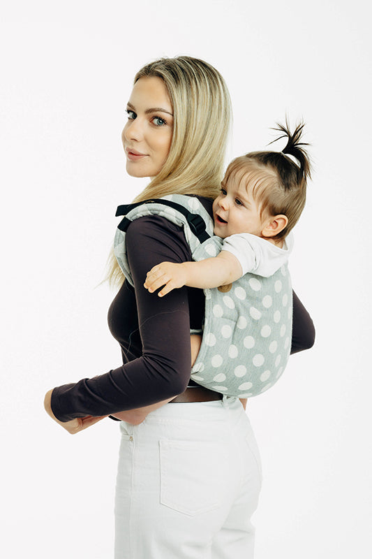Polka Dots Plop Toddler Onbuhimo PRO by Lennylamb LennyLamb at Little Zen One