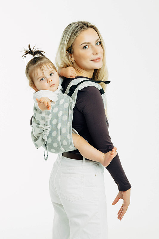 Polka Dots Plop Toddler Onbuhimo PRO by Lennylamb LennyLamb at Little Zen One