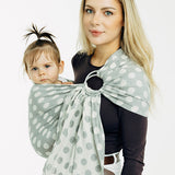 Polka Dots Plop Ring Sling by LennyLamb LennyLamb at Little Zen One