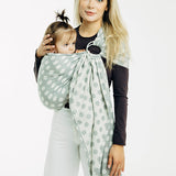 Polka Dots Plop Ring Sling by LennyLamb LennyLamb at Little Zen One