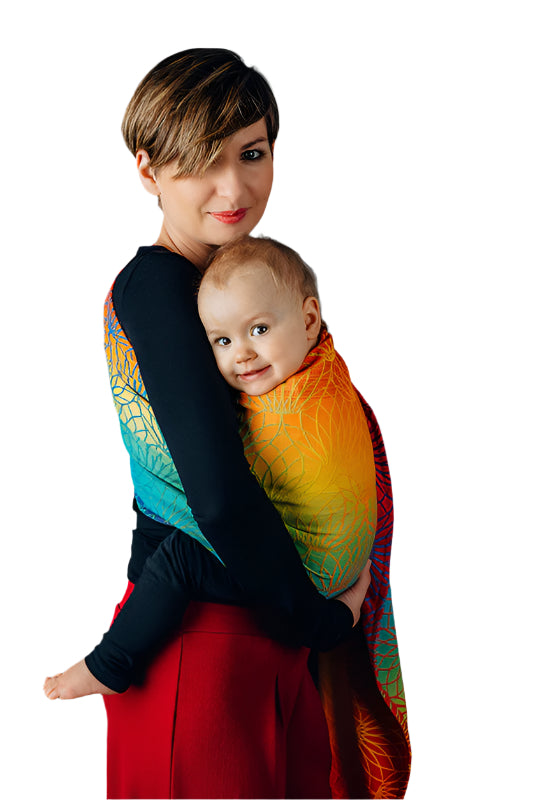 Rainbow Lotus Ring Sling by LennyLamb LennyLamb