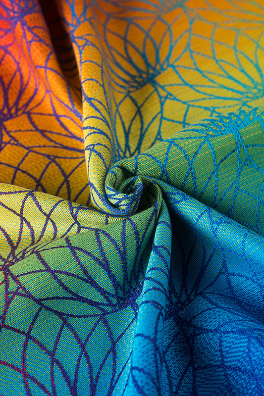 Rainbow Lotus Ring Sling by LennyLamb LennyLamb