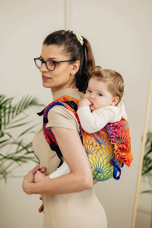 Rainbow Lotus Toddler Onbuhimo PRO by LennyLamb LennyLamb