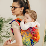 Rainbow Lotus Toddler Onbuhimo PRO by LennyLamb LennyLamb