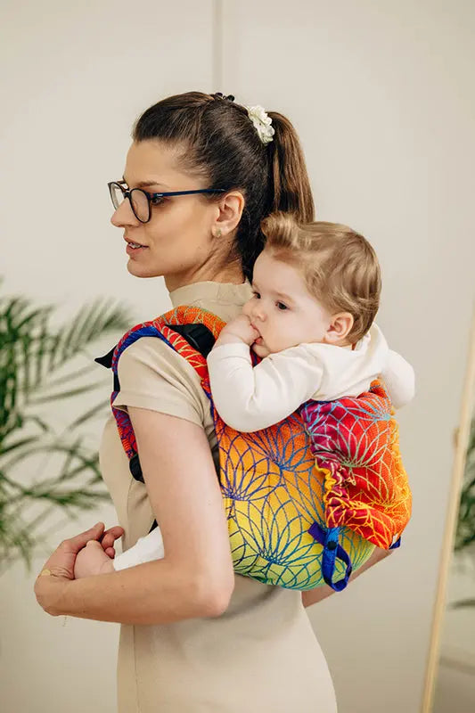 Rainbow Lotus Toddler Onbuhimo PRO by LennyLamb LennyLamb