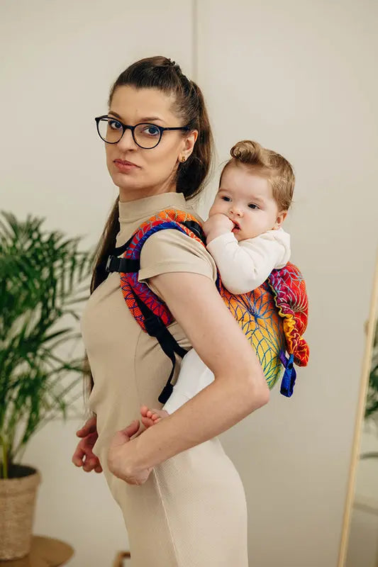 Rainbow Lotus Toddler Onbuhimo PRO by LennyLamb LennyLamb