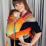 Rainbow Lotus Wrap-Tai Mei Tai by LennyLamb LennyLamb