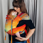 Rainbow Lotus Wrap-Tai Mei Tai by LennyLamb LennyLamb
