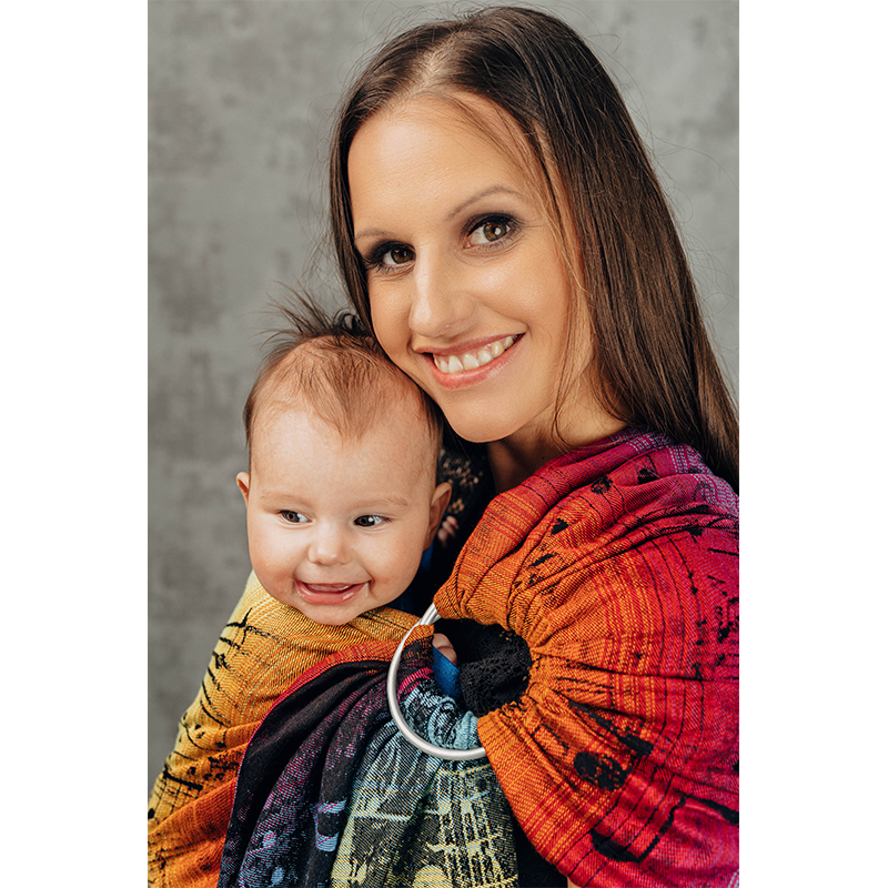 Symphony Rainbow Dark Ring Sling by LennyLamb LennyLamb