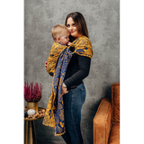 Under The Leaves Golden Autumn Ring Sling by LennyLamb