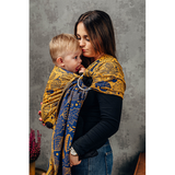 Under The Leaves Golden Autumn Ring Sling by LennyLamb