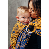 Under The Leaves Golden Autumn Ring Sling by LennyLamb