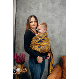Under The Leaves Golden Autumn Ring Sling by LennyLamb
