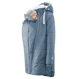 Mamalila Copenhagen Steel Blue Winter Maternity and Babywearing Coat Mamalila at Little Zen One