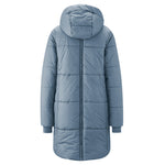 Mamalila Copenhagen Steel Blue Winter Maternity and Babywearing Coat Mamalila at Little Zen One