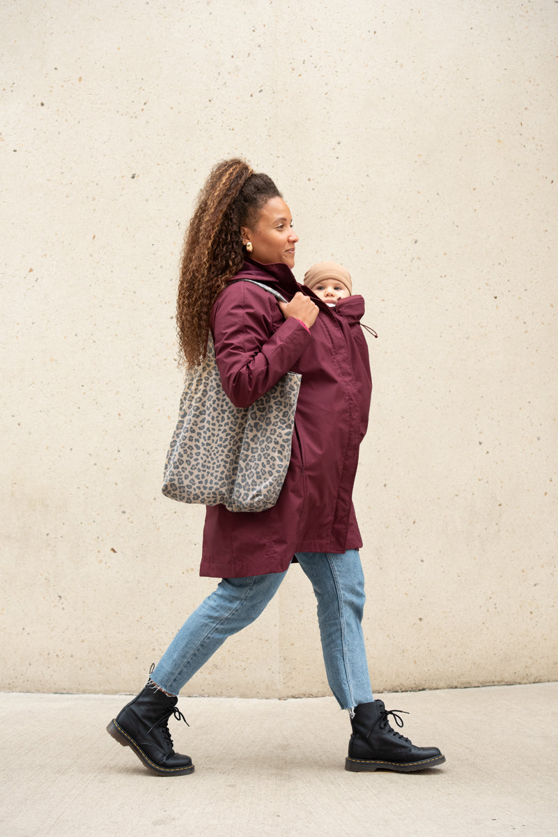 Mamalila Berlin Berry Coat for Maternity + Babywearing Mamalila at Little Zen One