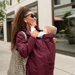 Mamalila Berlin Berry Coat for Maternity + Babywearing Mamalila at Little Zen One
