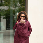 Mamalila Berlin Berry Coat for Maternity + Babywearing Mamalila at Little Zen One