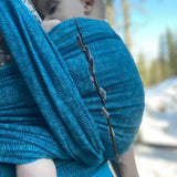 Mystic Petrol 1975 Woven Wrap by Didymos Didymos at Little Zen One