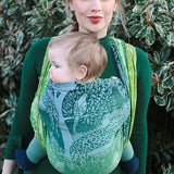 Jungle Through the Glade Woven Wrap by Oscha Oscha at Little Zen One