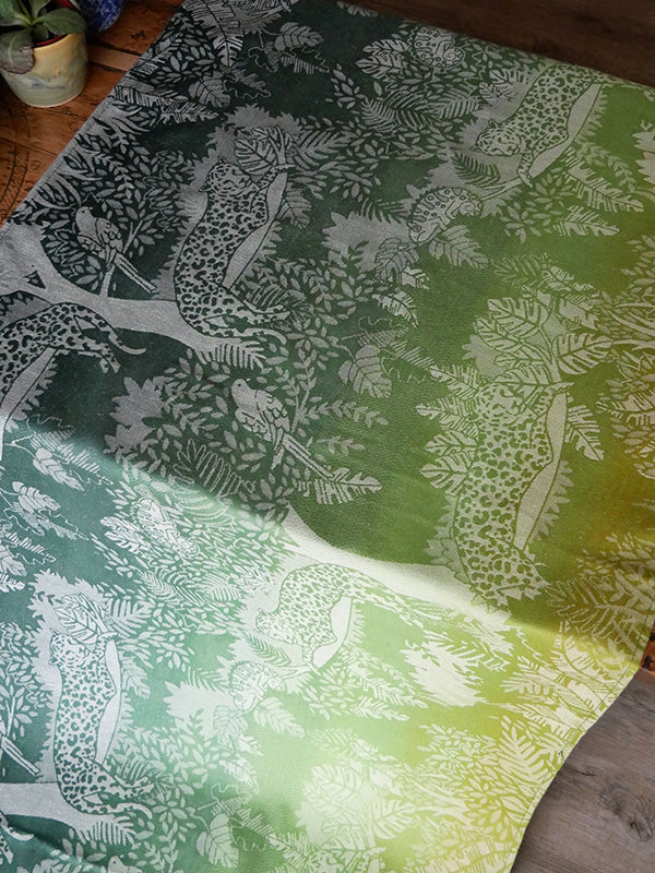 Jungle Through the Glade Woven Wrap by Oscha Oscha at Little Zen One