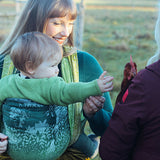 Jungle Through the Glade Woven Wrap by Oscha Oscha at Little Zen One