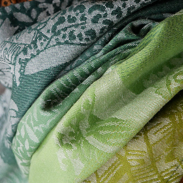 Jungle Through the Glade Woven Wrap by Oscha Oscha at Little Zen One