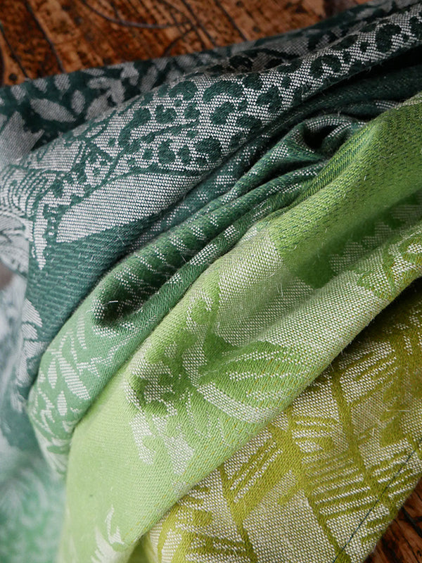 Jungle Through the Glade Woven Wrap by Oscha Oscha at Little Zen One