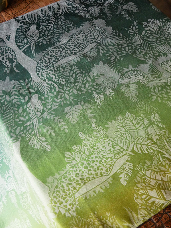 Jungle Through the Glade Woven Wrap by Oscha Oscha at Little Zen One