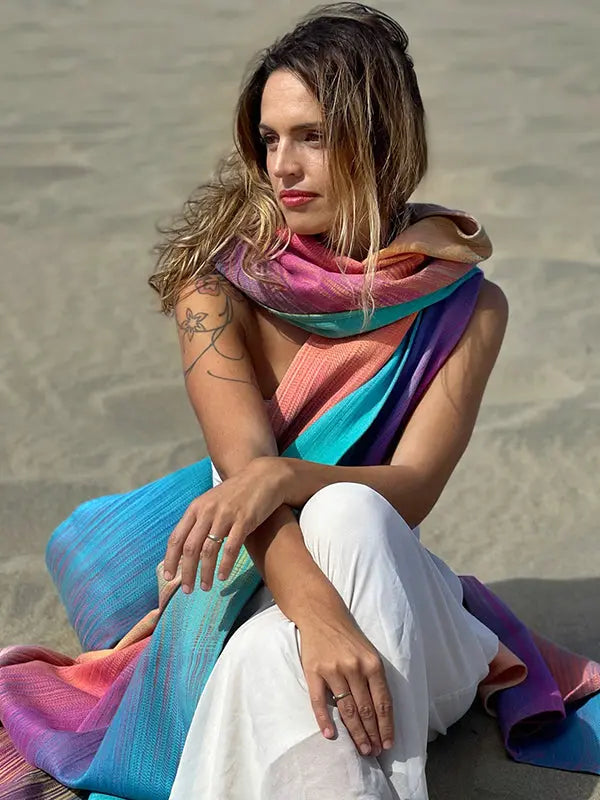 Matrix Aura Shawl by Oscha Oscha