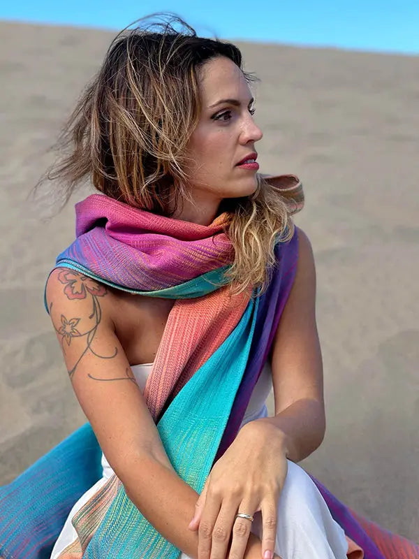 Matrix Aura Shawl by Oscha Oscha