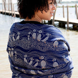 Puffins Arisaig Shawl by Oscha Oscha