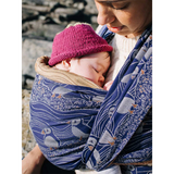 Puffins Arisaig Woven Wrap by Oscha