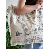 Realm of Middle-earth™ Large  Eco Tote Bag by Oscha