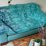 Realm of Middle-earth Moonlit Brushed Cotton Throw by Oscha Oscha