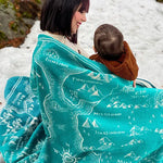 Realm of Middle-earth Moonlit Brushed Cotton Throw by Oscha Oscha