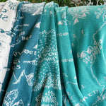 Realm of Middle-earth Moonlit Brushed Cotton Throw by Oscha Oscha