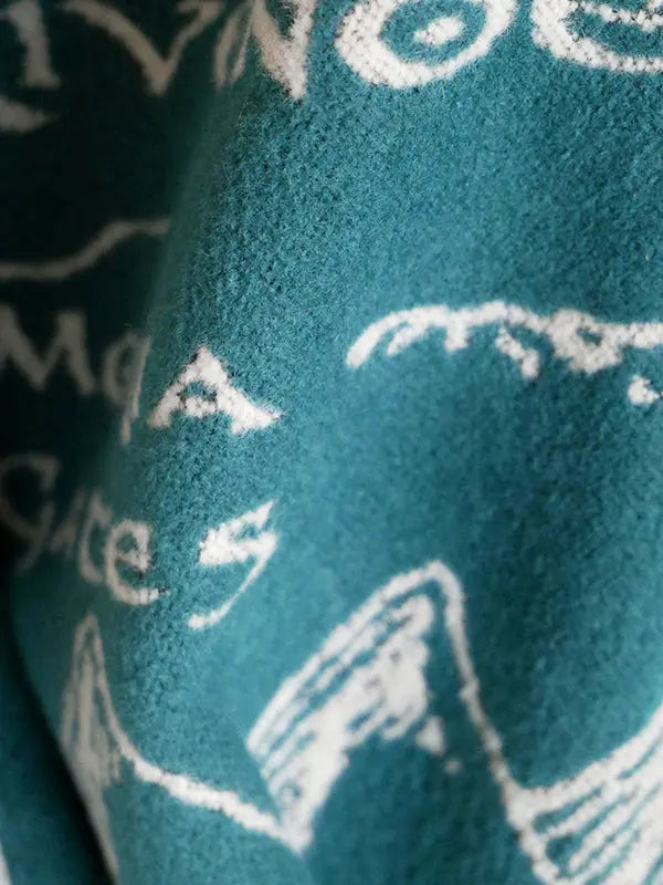 Realm of Middle-earth Moonlit Brushed Cotton Throw by Oscha Oscha