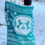 Rohan Entwash Brushed Cotton Throw by Oscha Oscha