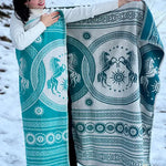 Rohan Entwash Brushed Cotton Throw by Oscha Oscha