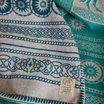 Rohan Entwash Brushed Cotton Throw by Oscha Oscha