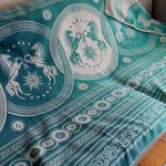 Rohan Entwash Brushed Cotton Throw by Oscha Oscha