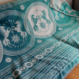 Rohan Entwash Brushed Cotton Throw by Oscha Oscha