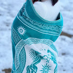 Rohan Entwash Brushed Cotton Throw by Oscha Oscha