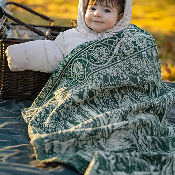 Treebeard Don't be Hasty Lightweight Baby Blanket by Oscha Oscha