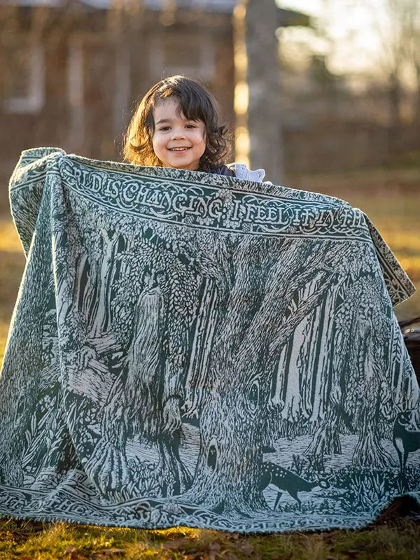 Treebeard Don't be Hasty Lightweight Children's Blanket by Oscha Oscha