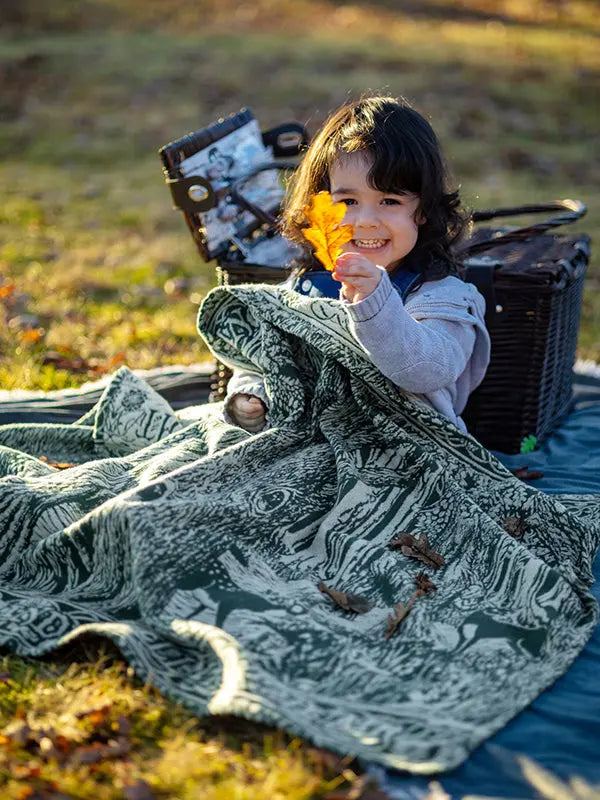 Treebeard Don't be Hasty Lightweight Children's Blanket by Oscha Oscha
